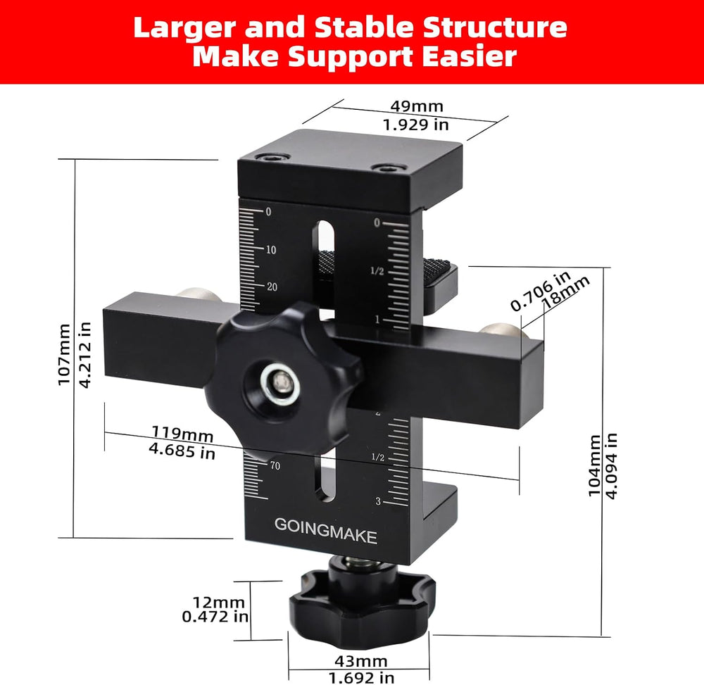 GOINGMAKE Cabinet Door Mounting Jig,Cabinet Door Installation Positioner
