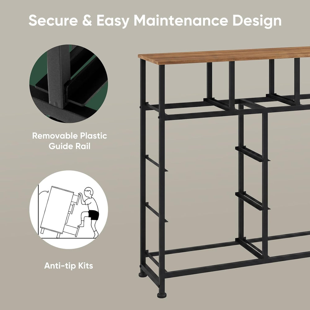 Fabric Dresser for Bedroom with 9 Drawers, Storage Tower