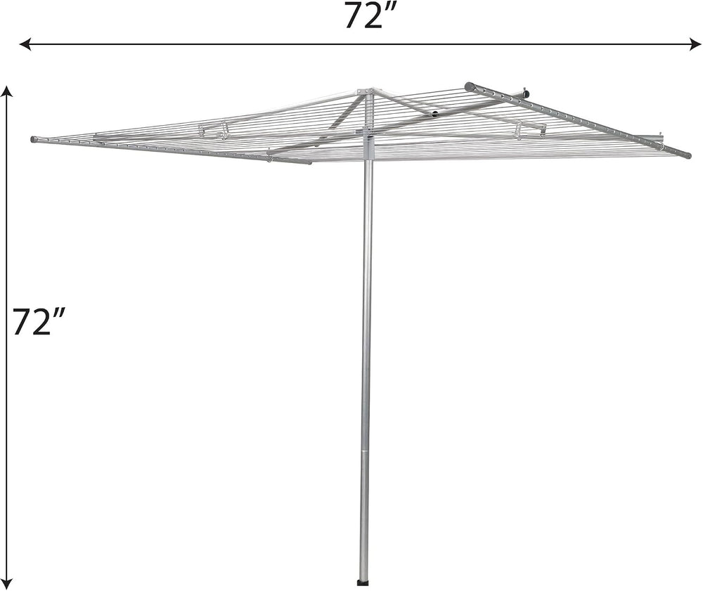 Household Essentials Parallel Clothesline Outdoor Dryer, 30 Lines with 210 Fe...