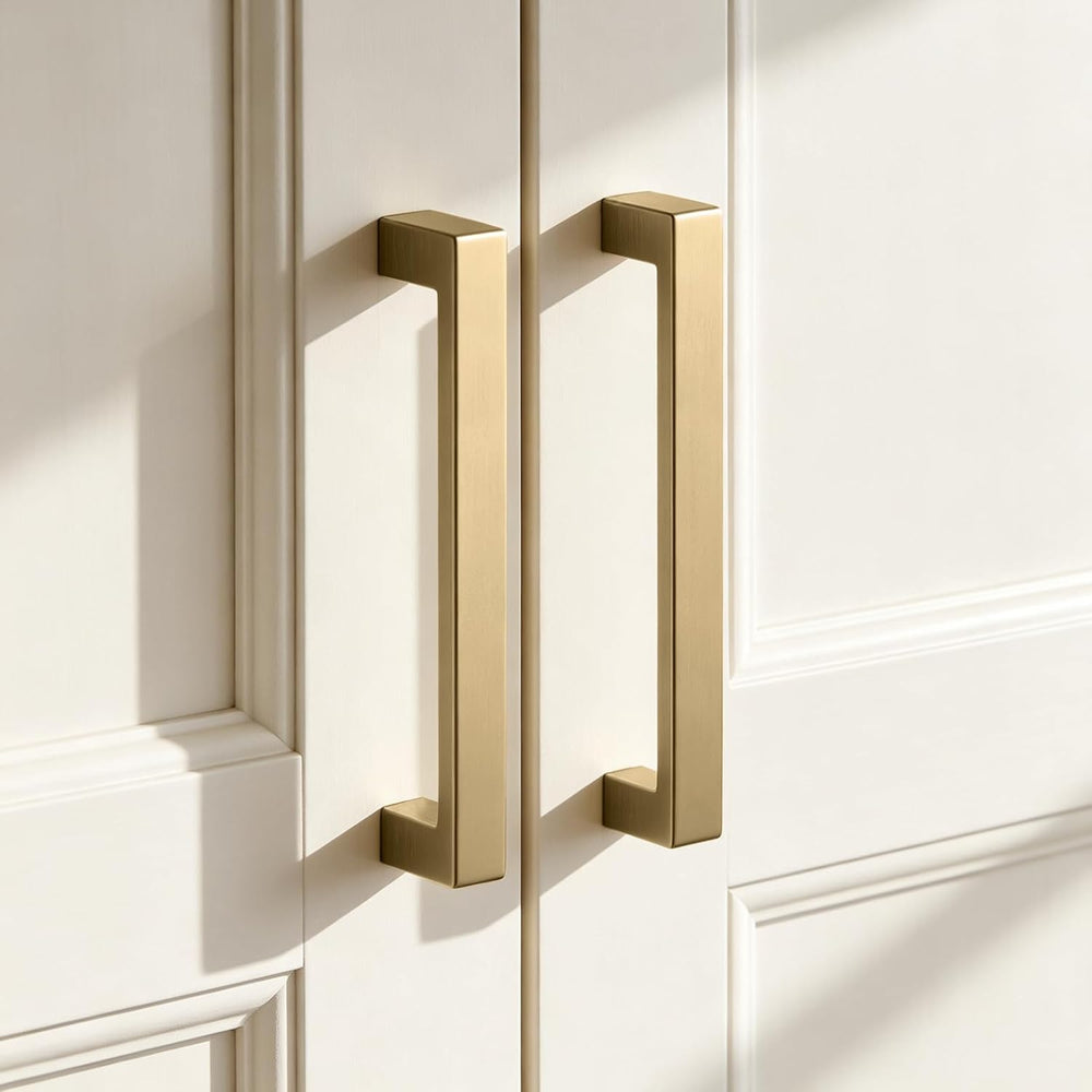 homdiy 6 Pack 7-9/16 Inch Champagne Bronze Cabinet Pulls Kitchen Handles