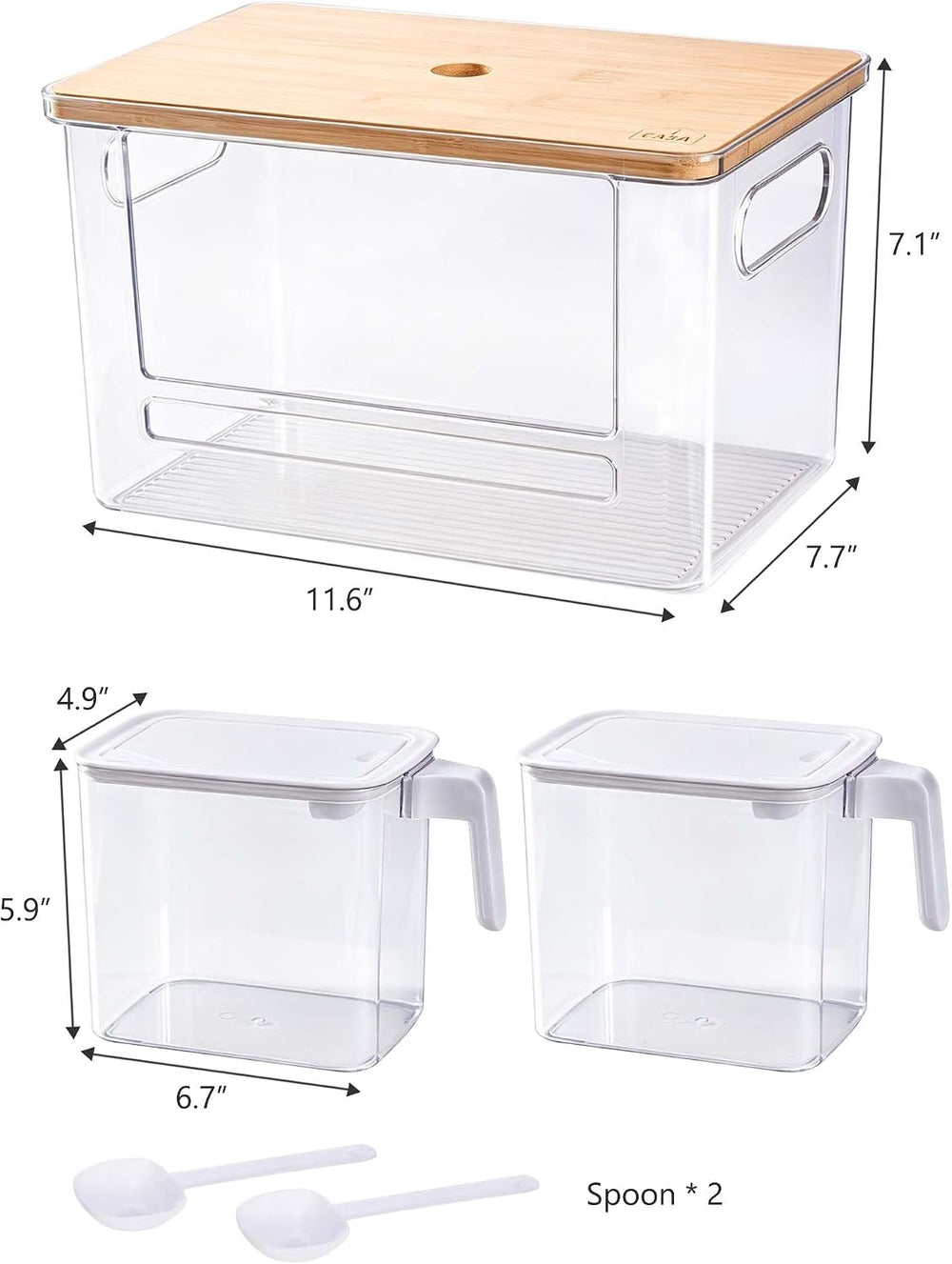 iCASA 3 in 1 Trash Bag and Dishwasher Pod Organizer Garbage Bags Dispenser