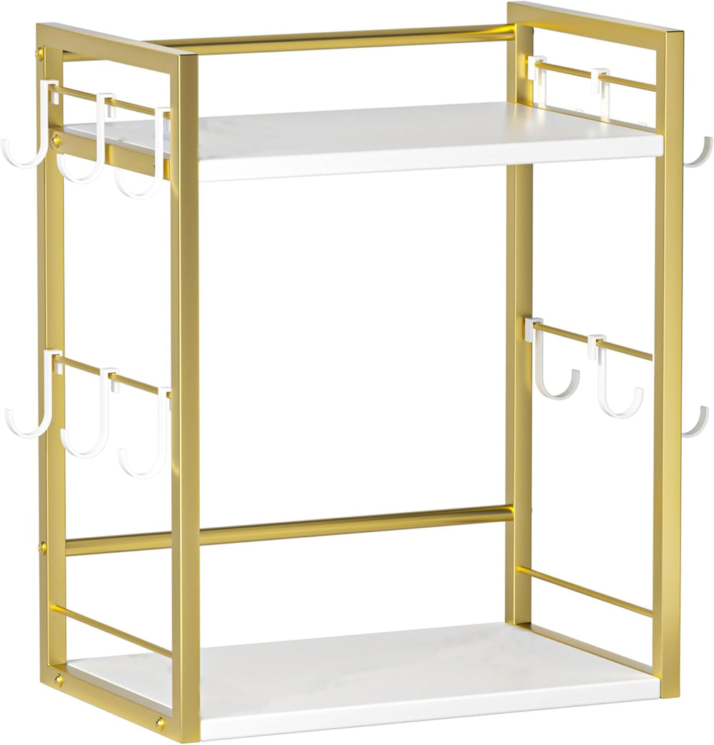 Dorhors Coffee Bar Organizer,Mug Holder,Station Organizer Kitchen Counter