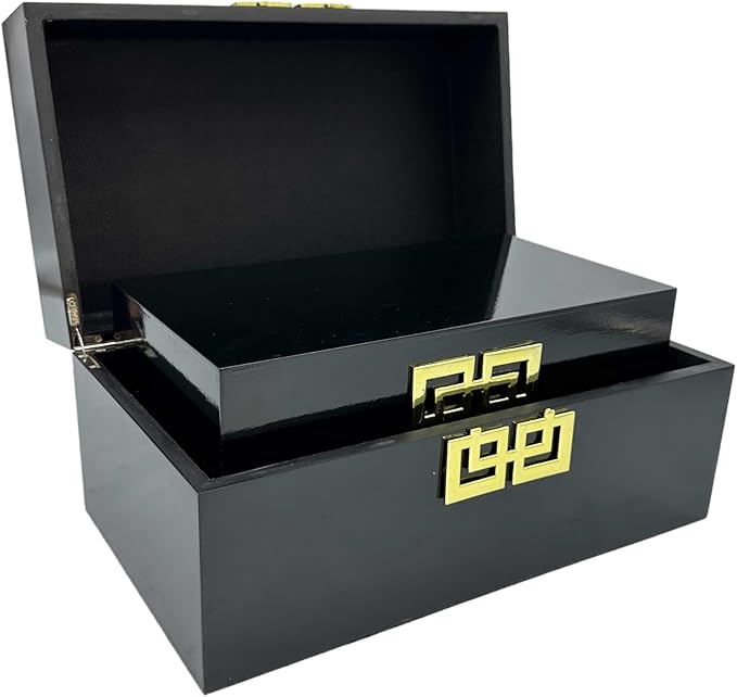 Galt International Storage Box Set Decorative Storage Box w/Hinged Lid Classi...