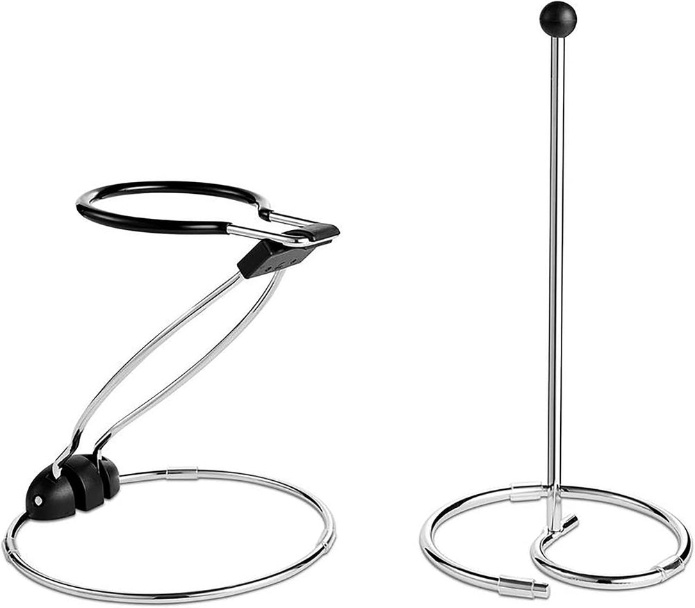 Wine Enthusiast Collapsible Decanter Drying Stands (Set of 2) – Durable Chrom...