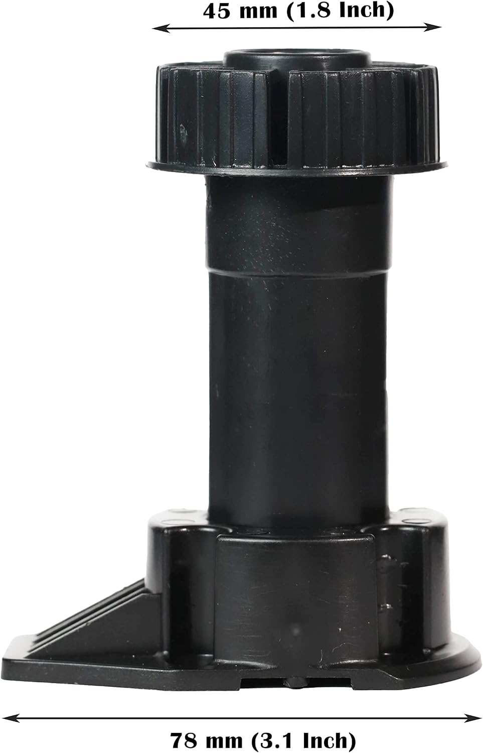 48-Pack Adjustable Cabinet Leveling Legs, 4"-5.1" Height, 330 lb Ca...