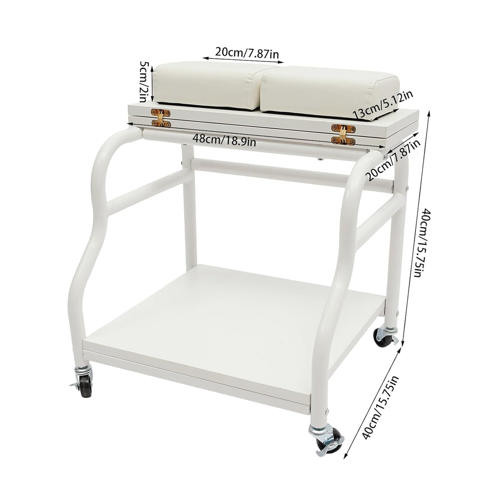 Pedicure Cart Foot Bath Trolley, Salon Nail Esthetician Cart, Portable Pedicu...