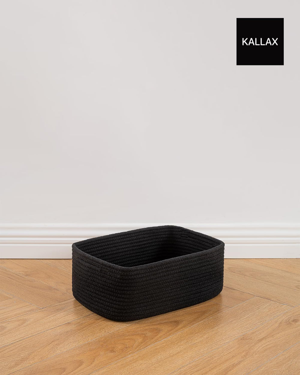 KALLAX Small Woven Storage Basket for Organizing, 13.5x9.5x5 inches, 3 Pack