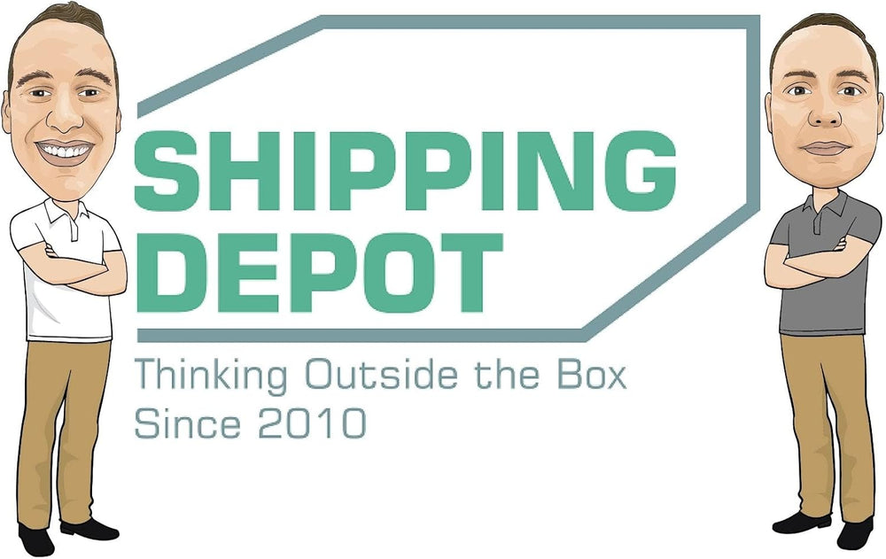 Secure Seal Shipping Boxes - 5x5x3" Mailers - White Foldable Corrugated ...