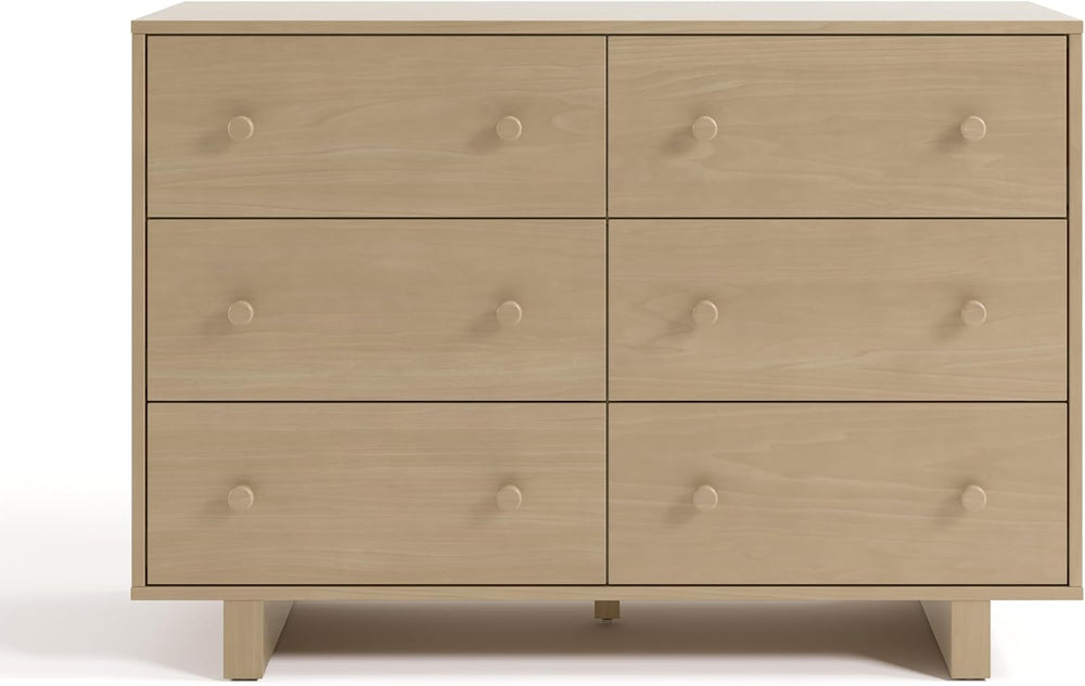 Storkcraft Texas 6 Drawer Dresser, Driftwood