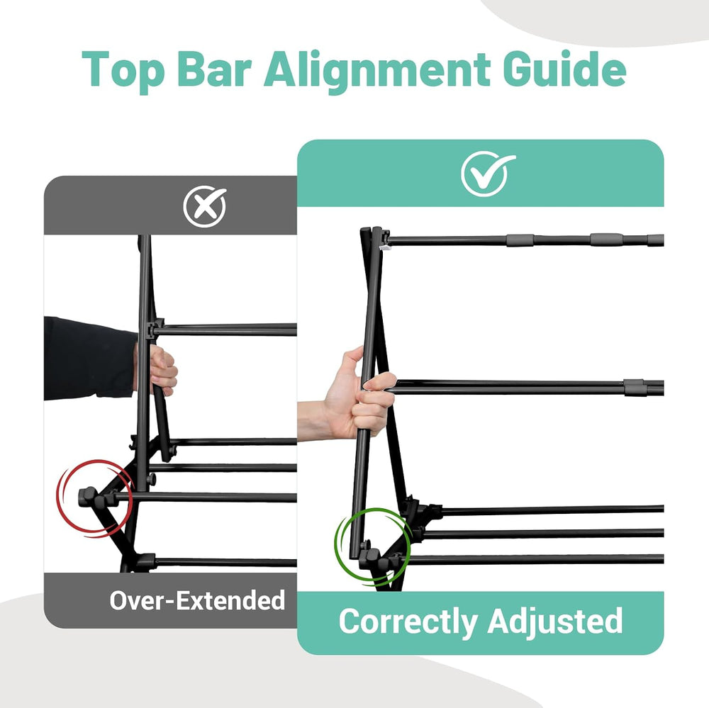 ZOES HOMEWARE 4 Tier Clothes Drying Rack Foldable | Foldable Clothing Drying ...