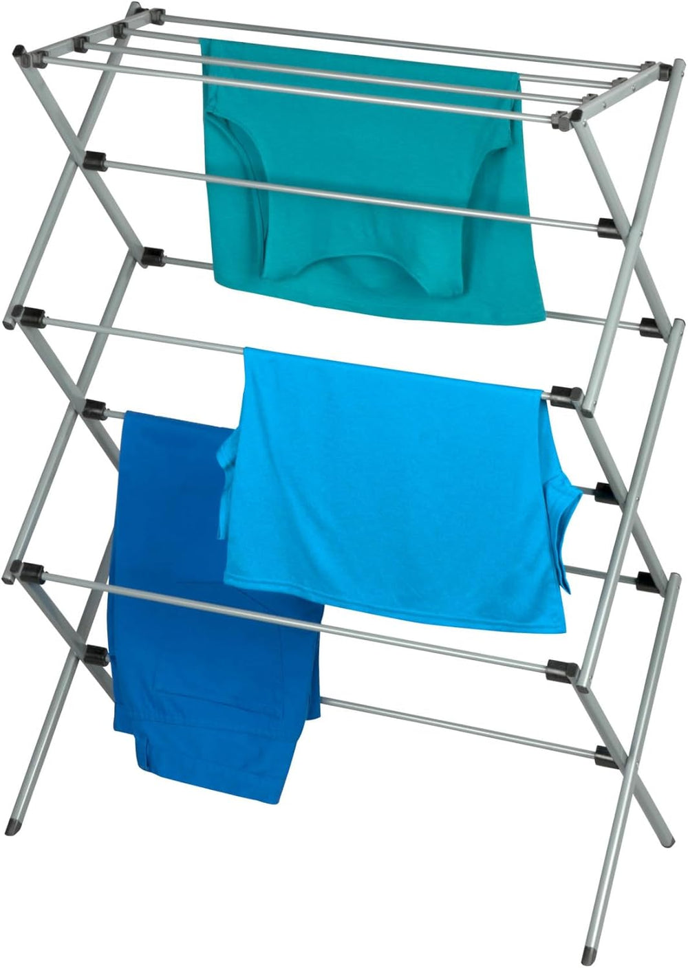 Honey-Can-Do Deluxe Metal Collapsible Clothes Drying Rack, 50 lbs, 29" x...