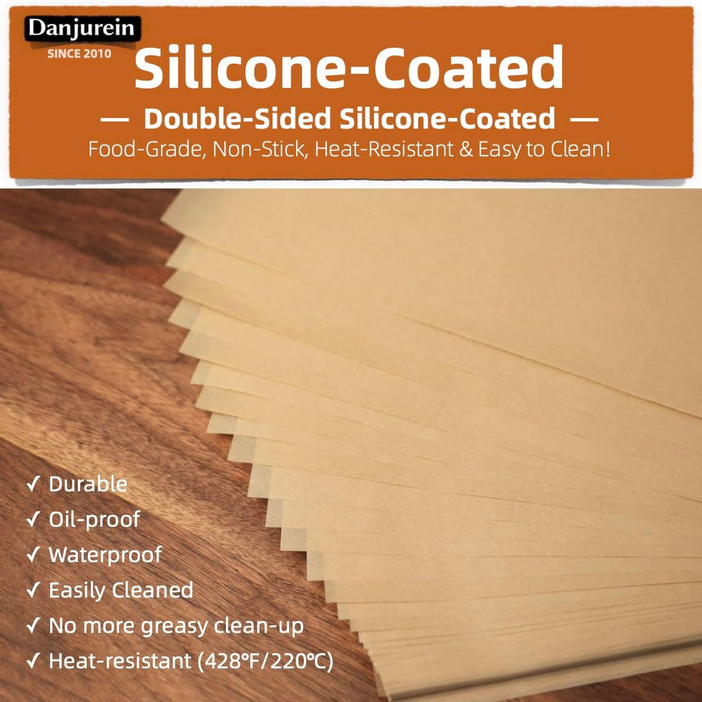 2400 Sheets 9x9" Unbleached Bulk Value Pack Square Parchment Paper