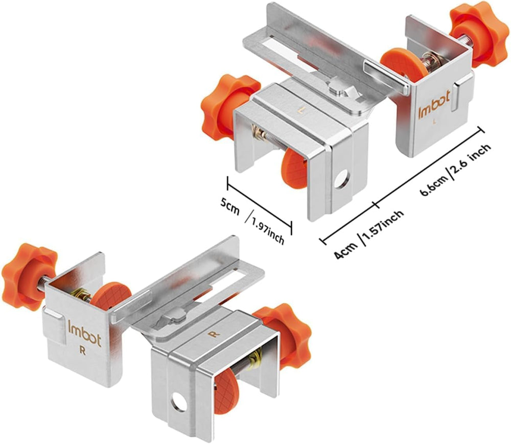 Imbot Drawer Front Installation Clamps, Drawer Face Jig (2, Side Clamp)
