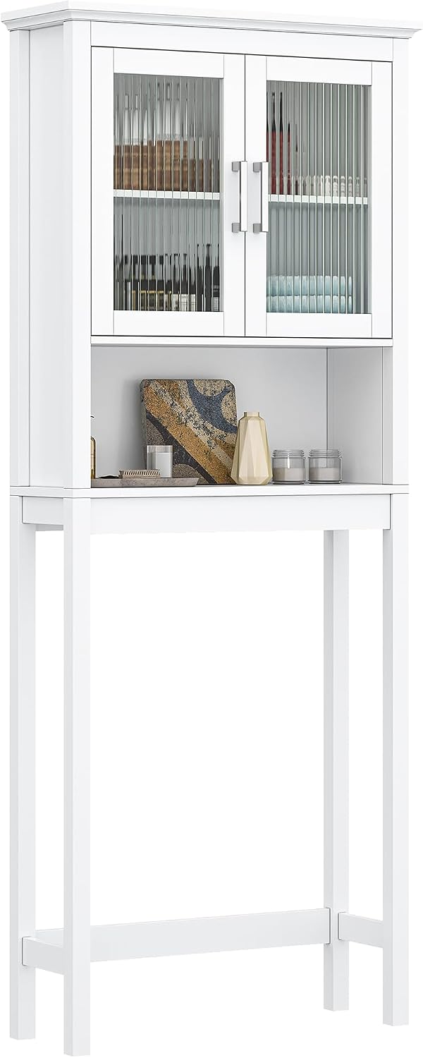 Spirich Over The Toilet Cabinet for Bathroom Storage, Above Toilet Storage Ca...