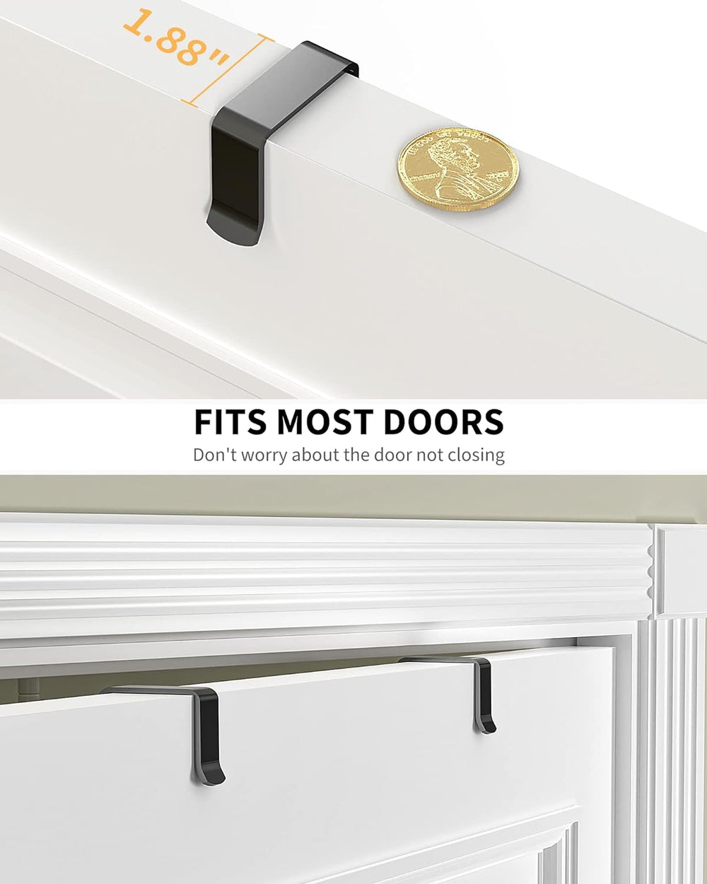 Moforoco 9-Tier Over The Door Pantry Organizer, Pantry Organization and Stora...