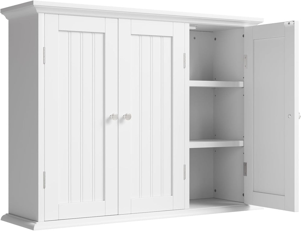 ChooChoo Laundry Cabinet with 3 Doors and Adjustable Shelves