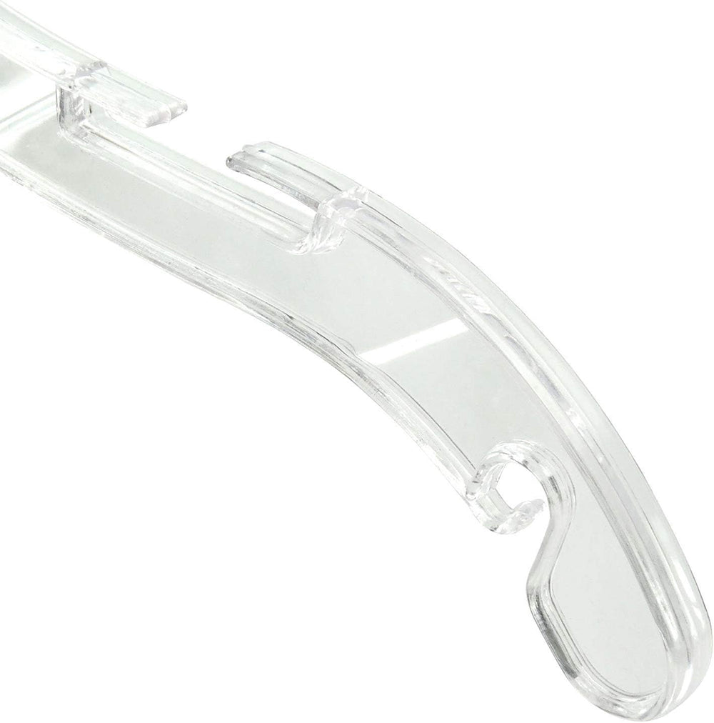 Only Hangers Pack of 15 Clear Plastic Clothes Coat Hangers with Strong Swivel...