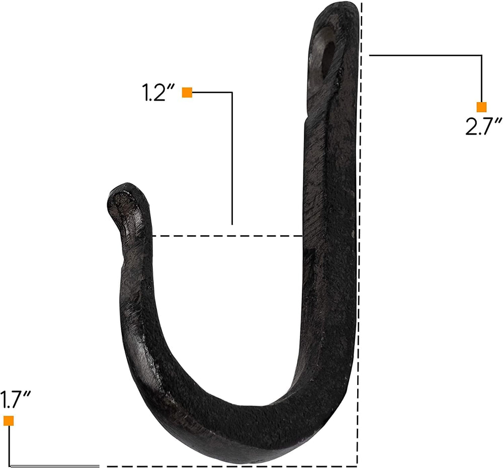 Rustic State Vagon Wall Mount Cast Iron Hooks Coat Towel Bag Hat Hanger Multi...