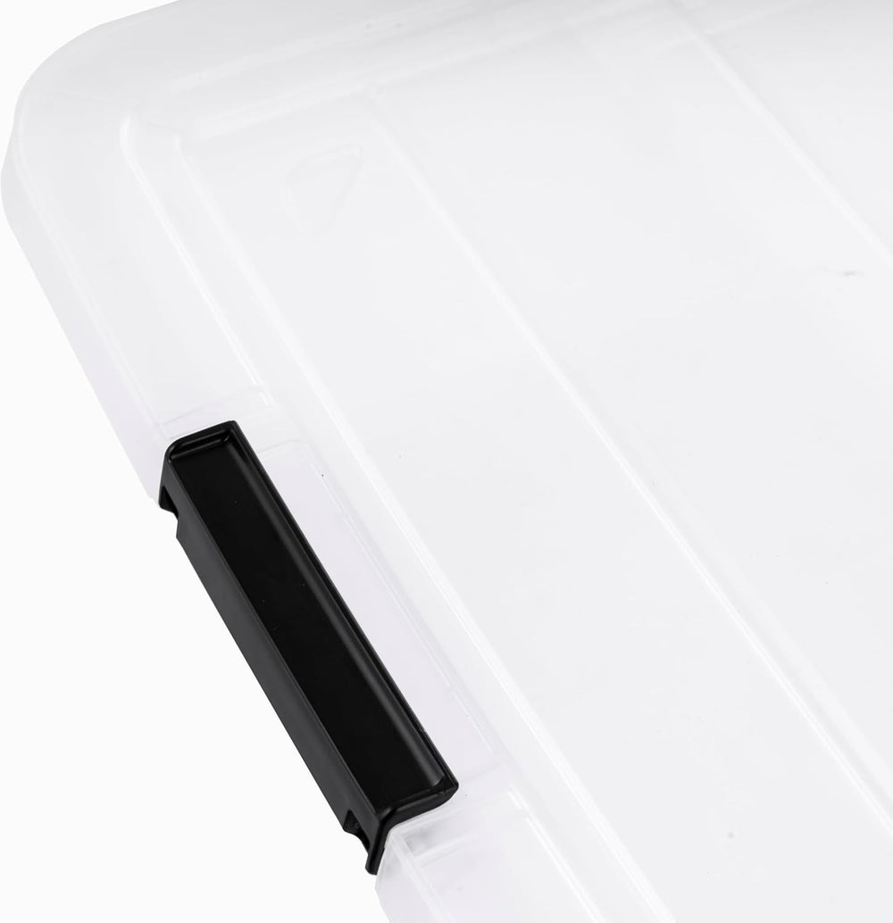 IRIS USA 6-Pack 18 Quart Clip Box with Latching Lid