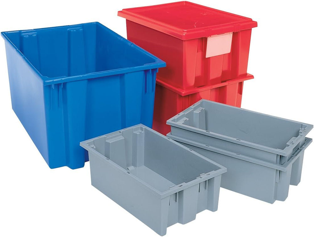 Akro-Mils 35225 Nest and Stack Plastic Storage Bins, Heavy Duty Industrial St...