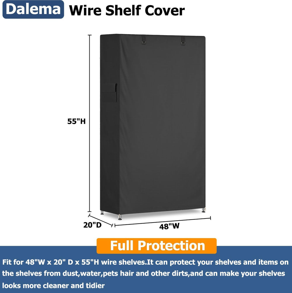 Storage Shelf Cover,Outdoor Heavy Duty 600D 48''W x 20''D x 5...
