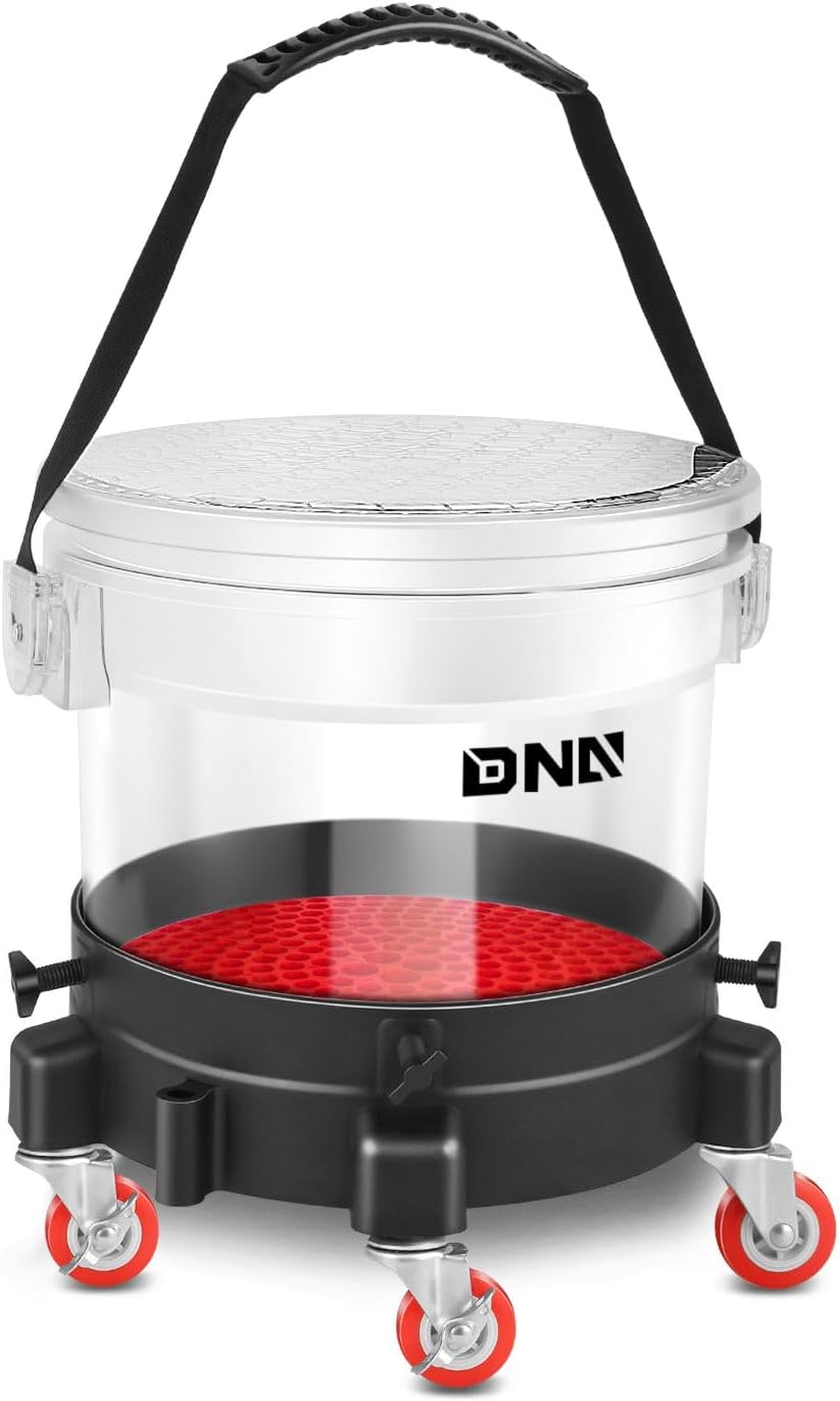 DNA Motoring 5 Gallon Washing System Includes 15.5L Bucket, Filtration System...