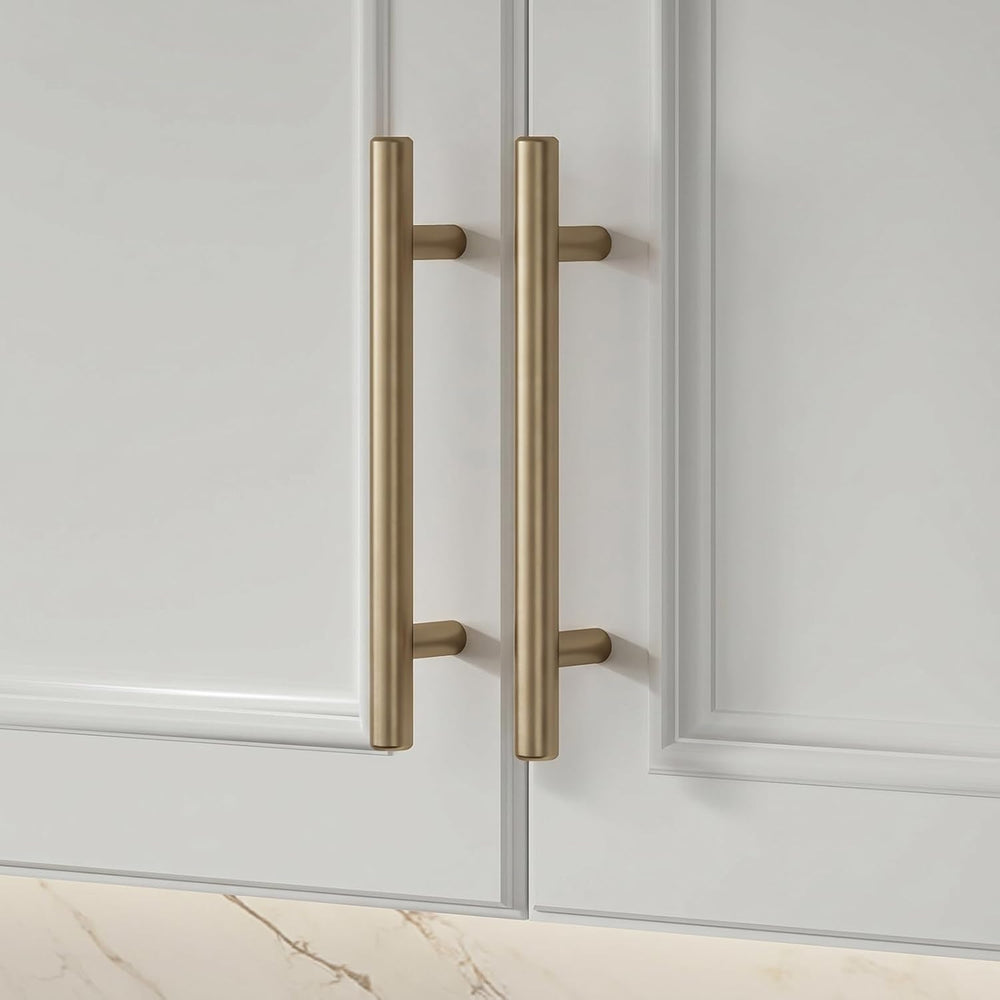 homdiy 25Pack 3in Cabinet Handles Champagne Bronze Kitchen Cabinet Pulls Draw...