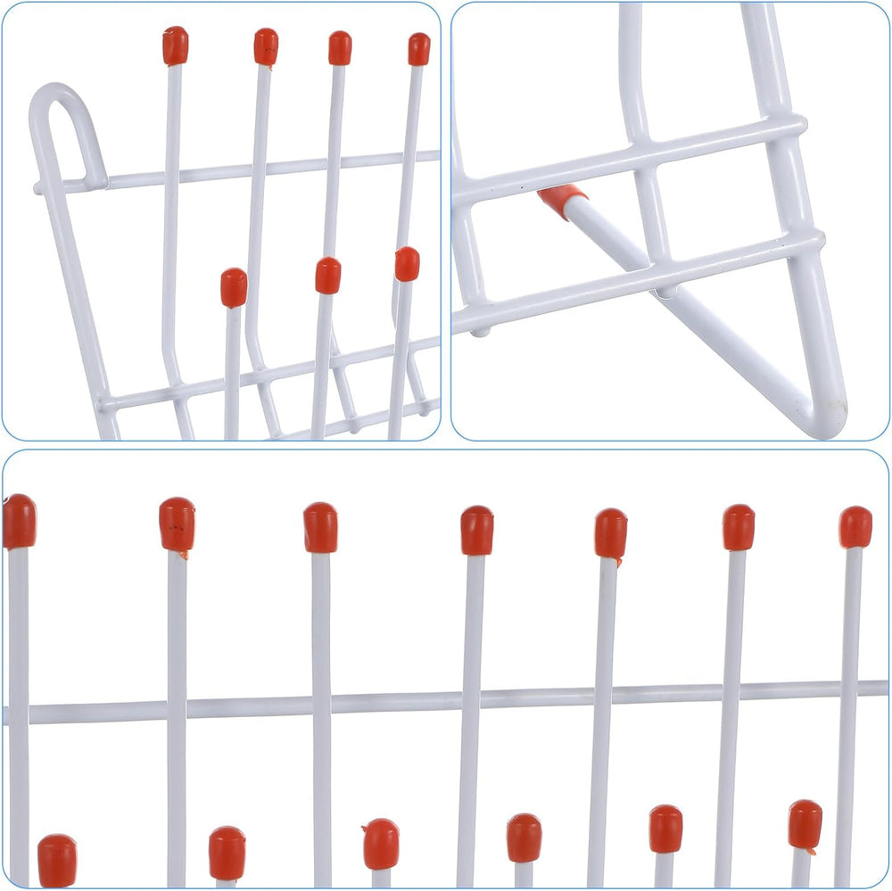 Tube Drying Rack Laboratory Draining Rack, Glassware Beaker Drying Holder Ste...