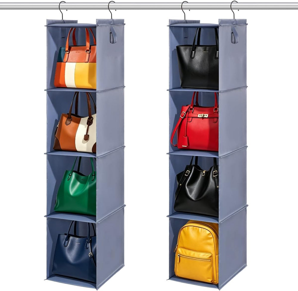 Bag Rack for Closet Storage Hanging Purse Organizer for Closet