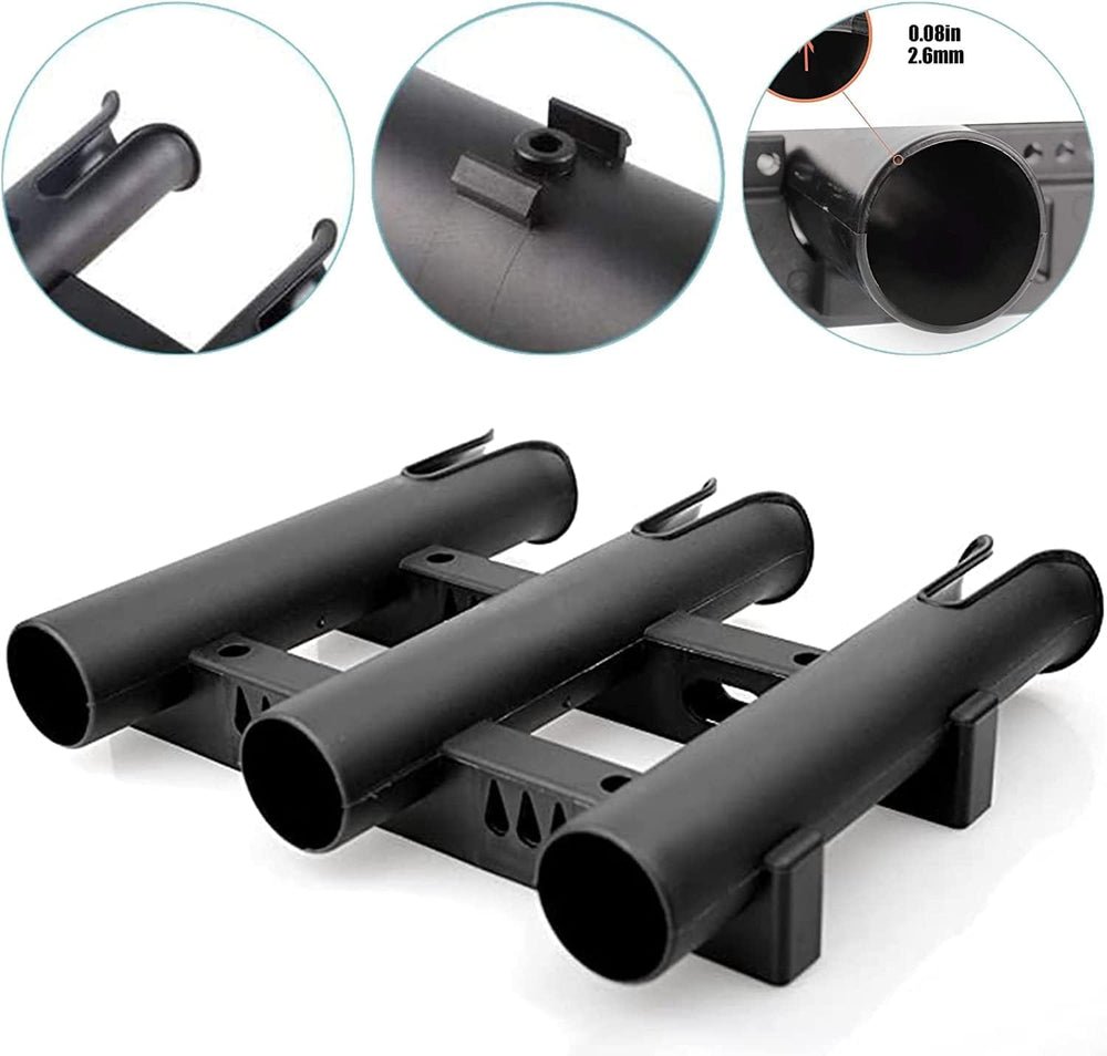 BigTron Fishing Rod Holder Bracket, Tube 3 Rod Rack, Fishing Rod for Boat Kay...