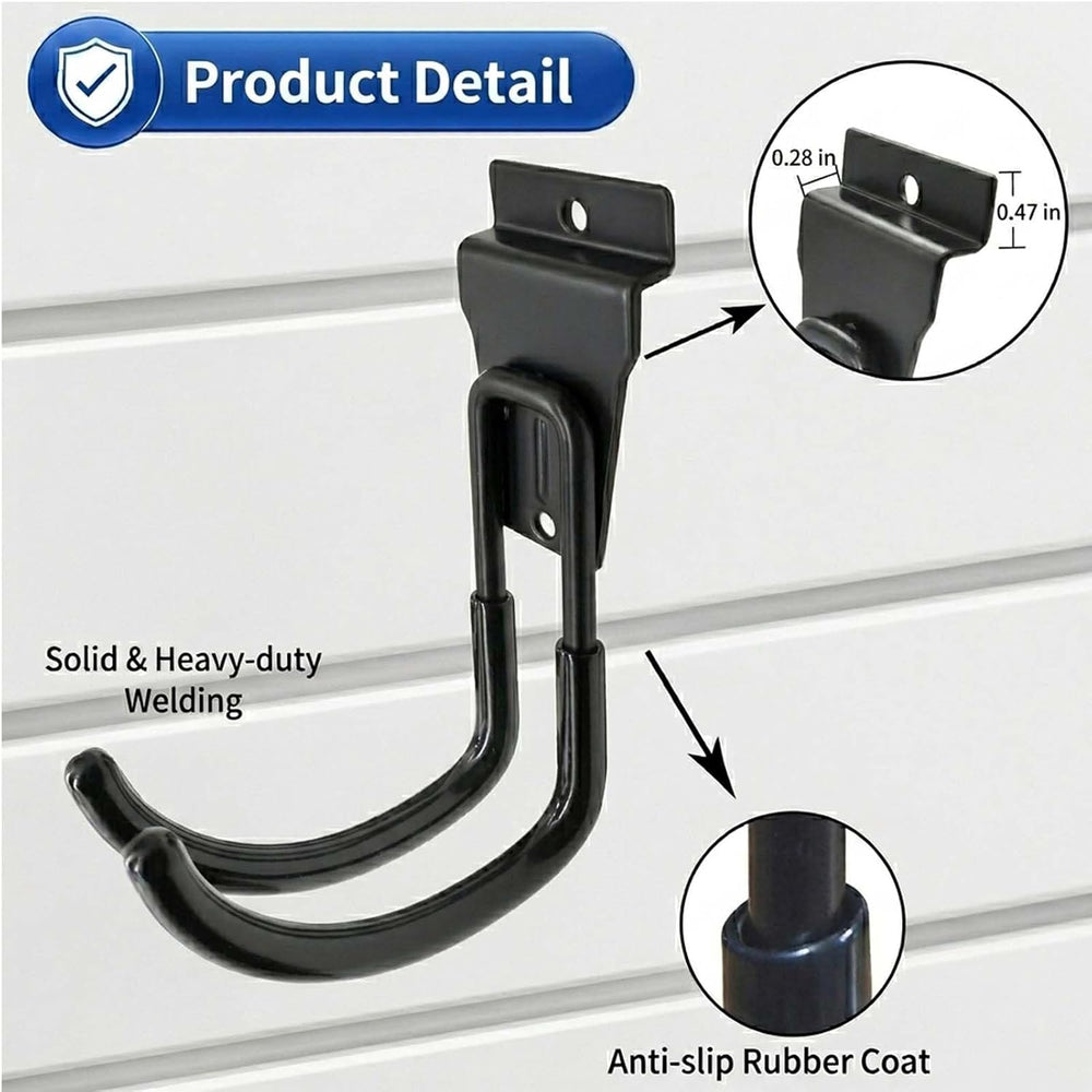 Slatwall Hooks 20Pack, Heavy Duty Slatwall Accessories for Garage