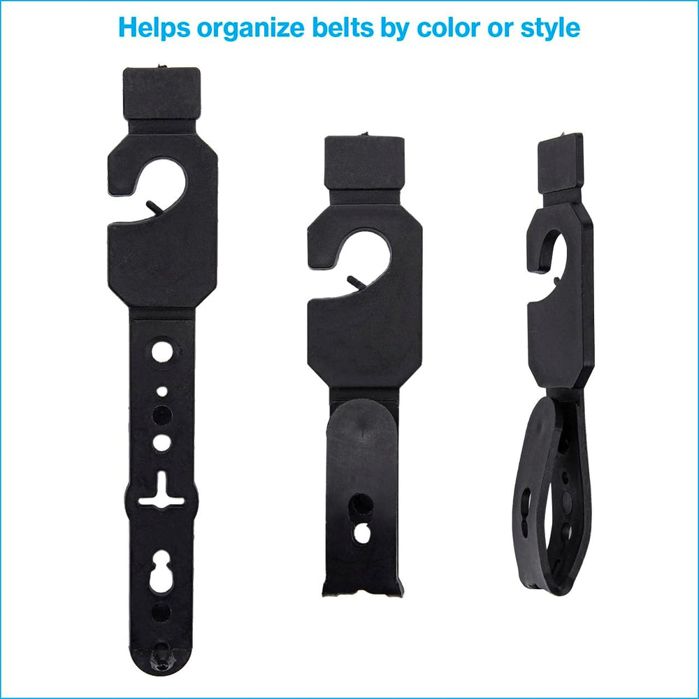 Black Plastic Belt Hangers - Pack of 100