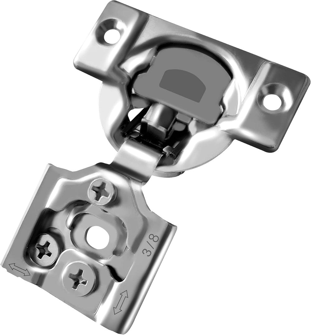 Berta, 20-Pack 3/8" Overlay 105° Soft Close Face Frame Cabinet Hinges