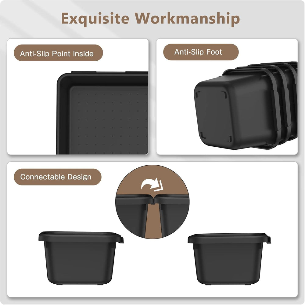【𝗠𝗶𝗹𝗶𝘁𝗮𝗿𝘆 Grade】 A-LUGEI Tool Box Organizer Garage Organization