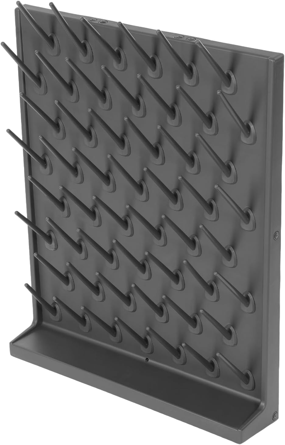 Lab Drying Rack 52 Pegs Laboratory Bottle Drying Racks Wall Mounted/Counterto...