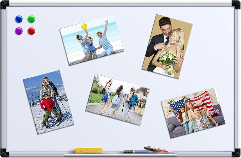 150 Pcs Acrylic Magnetic Picture Frame 4 x 6 Inches Magnetic Photo Frames Pla...