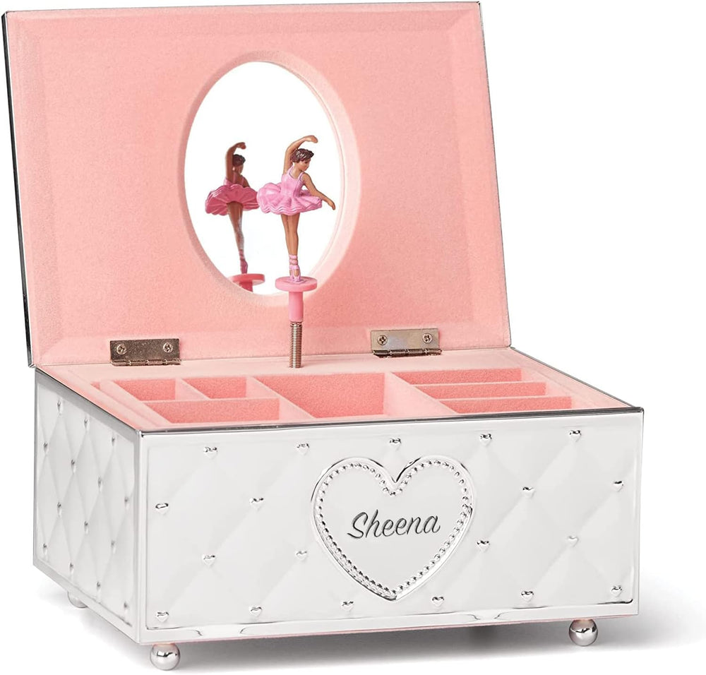 African American Ballerina Musical Jewelry Box - Lenox