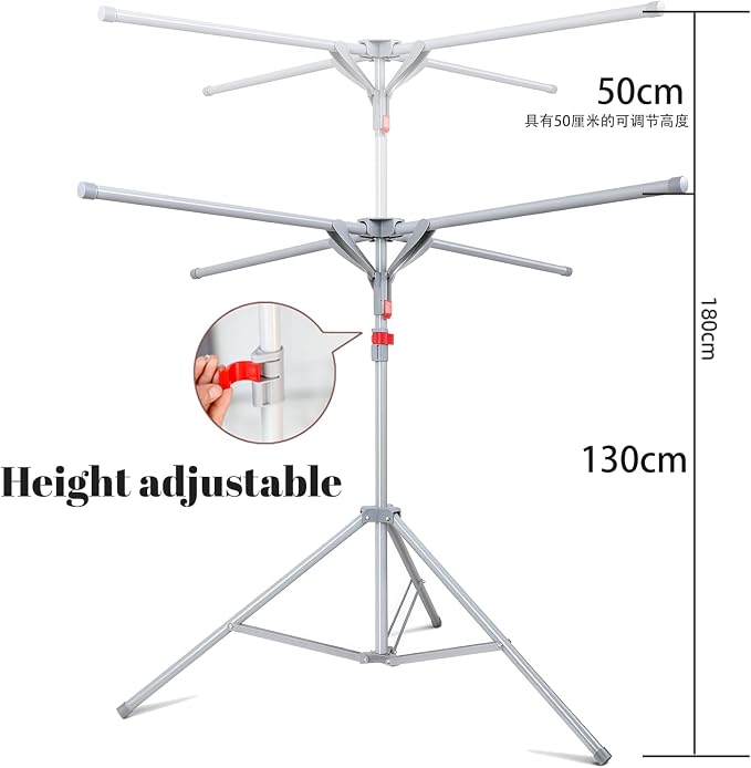 Clothes Drying Rack Foldable & Collapsible Drying Racks Large Capacity Space