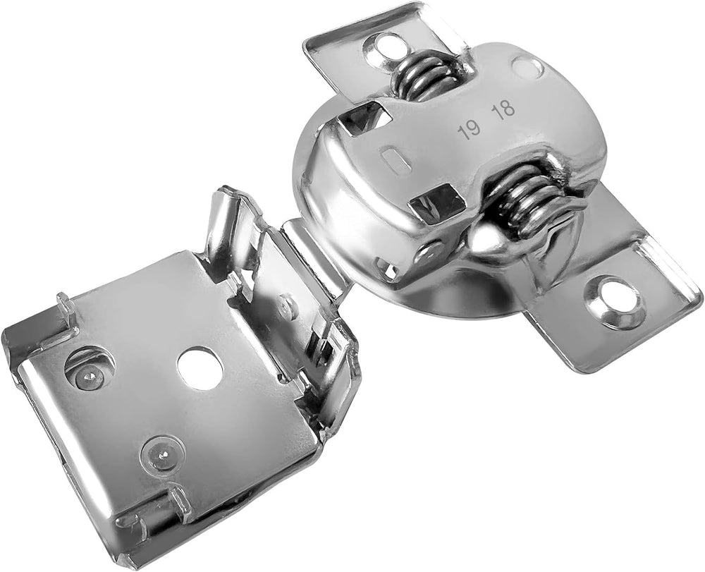 Berta (10 pcs) 1 1/4" Overlay Cabinet Door Hinges, 90 Degree Restricted ...