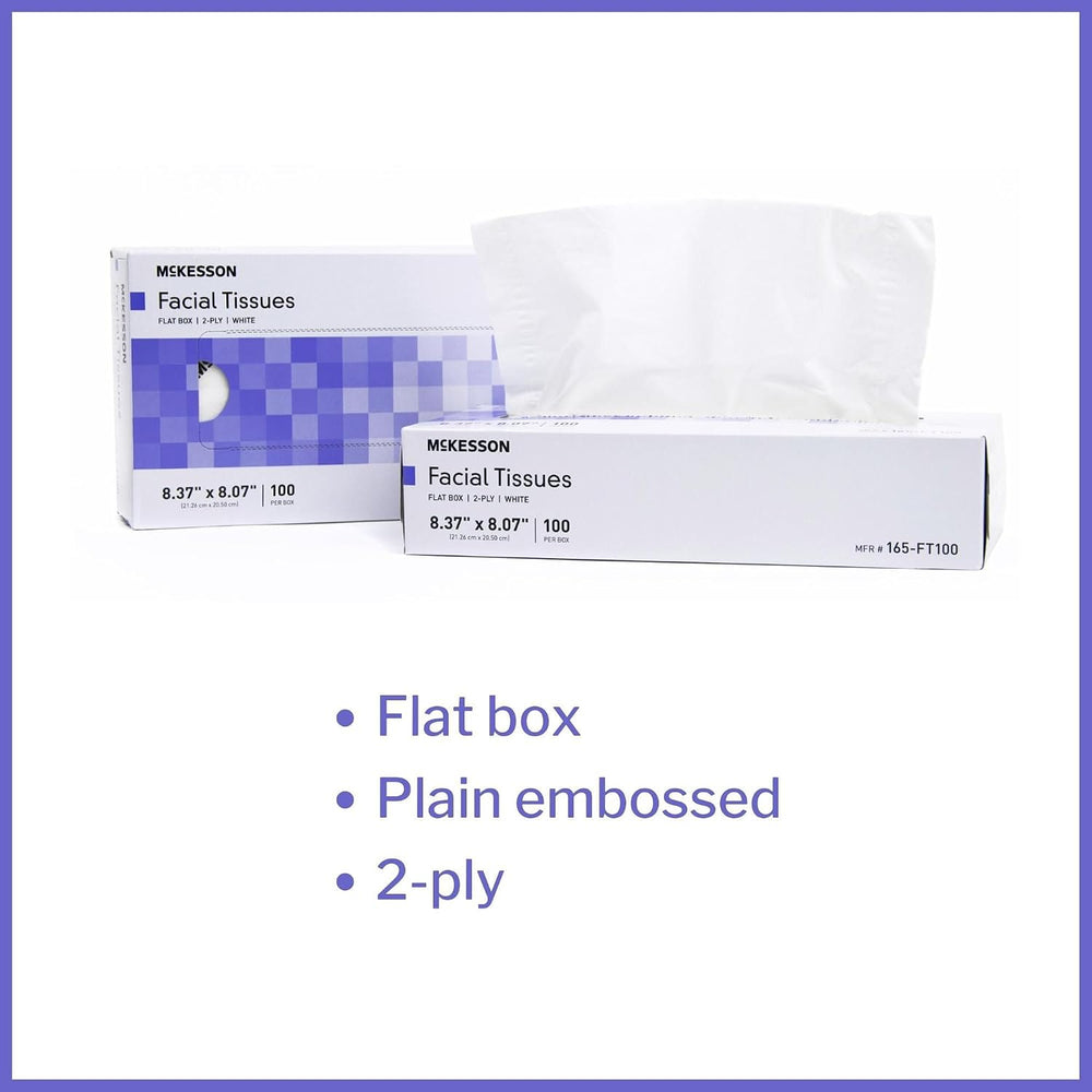McKesson Facial Tissues Boxes Bulk Tissue, 3000 ct, 100 per Pack