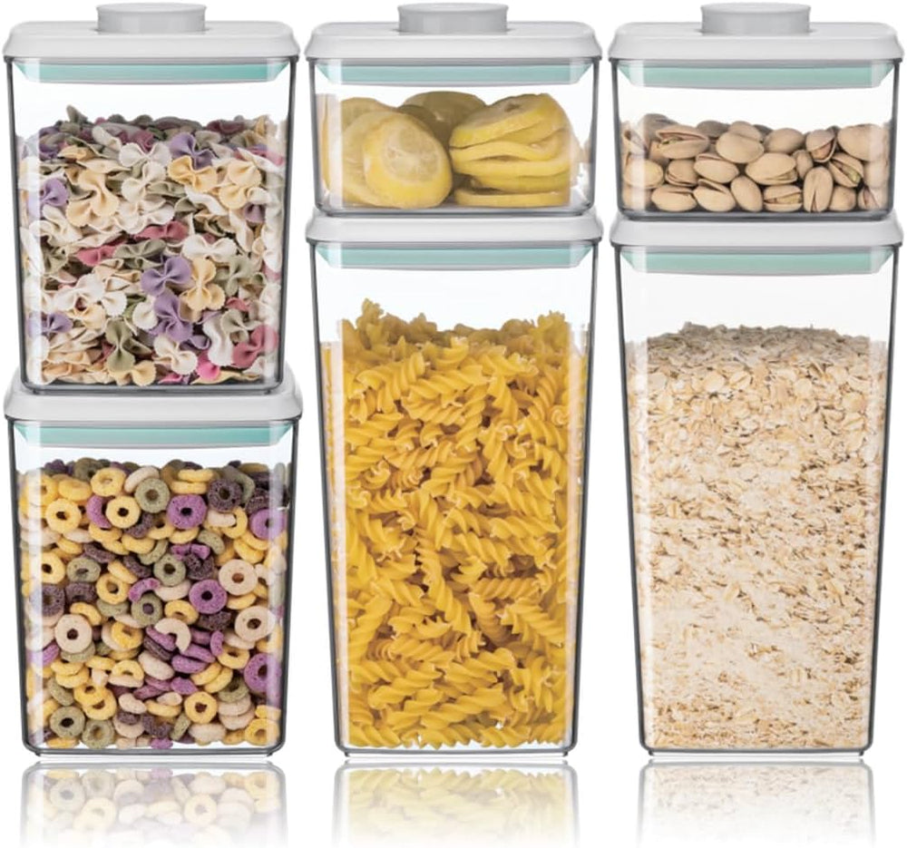 Ankou Airtight Food Storage Container Sets with Lids 6Pcs Pop Containers for ...