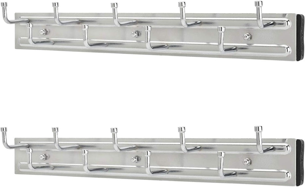 Rev-A-Shelf Sliding Belt Rack for Closets, Min Opening Width 2.5", 2 Pack