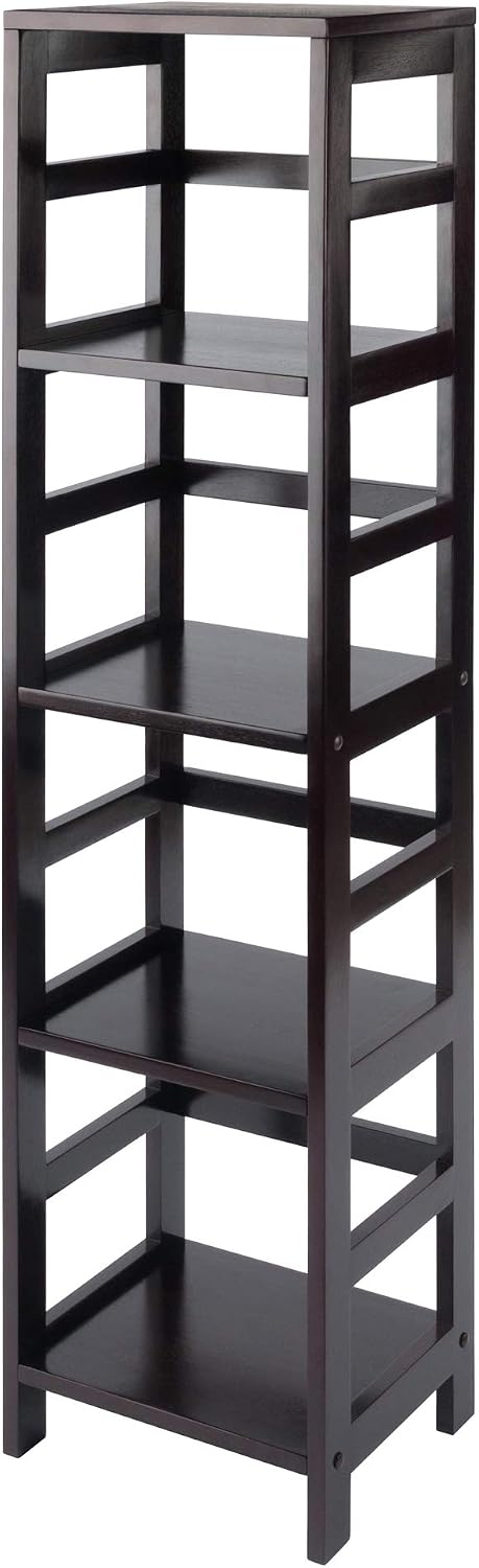 Winsome Leo Beech Wood 4-Tier Shelf, Espresso92514