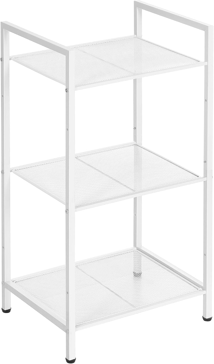 SONGMICS 3-Tier Storage Rack, Bathroom Shelf, Extendable Plant Stand