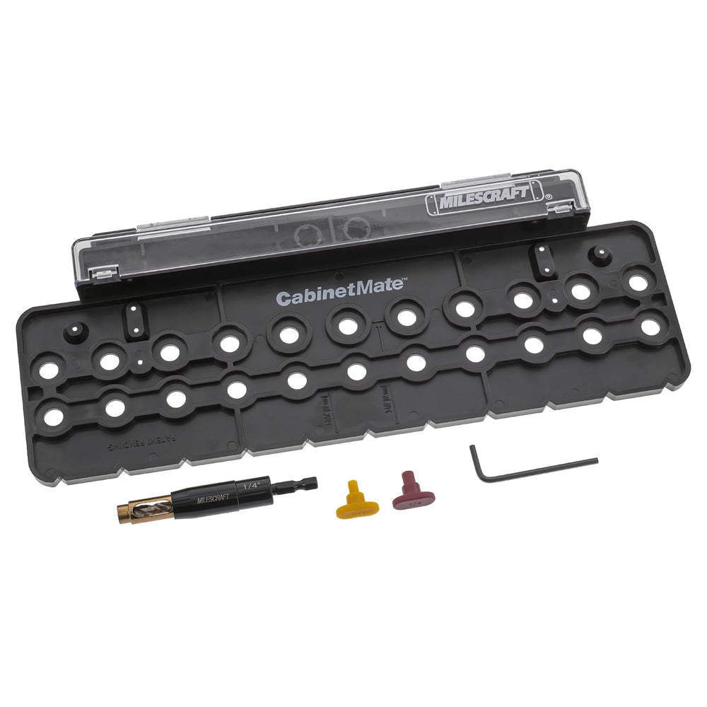 Milescraft 1316 CabinetMate - Shelf Pin Drilling Jig, Create Holes for Wobble...