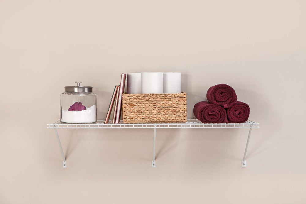 ClosetMaid Multi-Purpose Ventilated Wire Shelf Kit, 4 Ft. by 16in., White