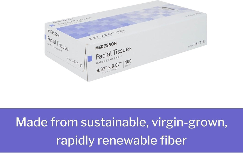 McKesson Facial Tissues Boxes Bulk Tissue, 3000 ct, 100 per Pack