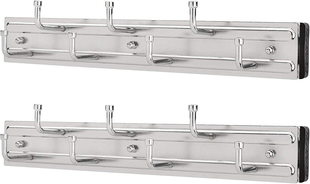 Rev-A-Shelf Sliding Belt Rack for Closets, Min Opening Width 2.5", 2 Pack