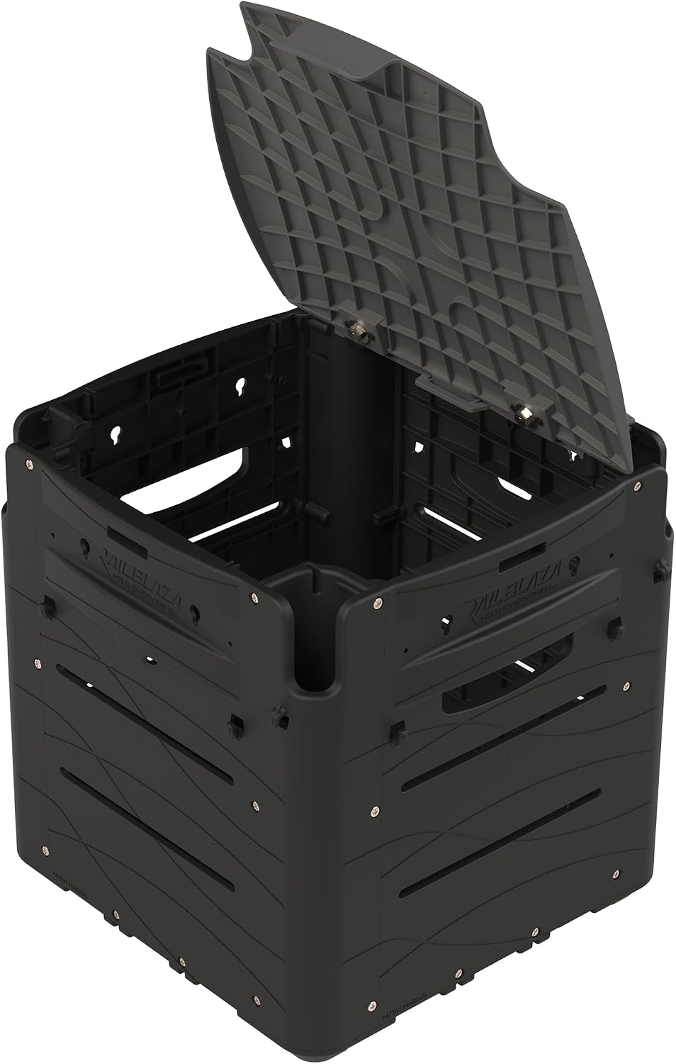 RAILBLAZA Gear Hub Kayak Fishing Crate - with 4 Internal Rod Holders, Storage...