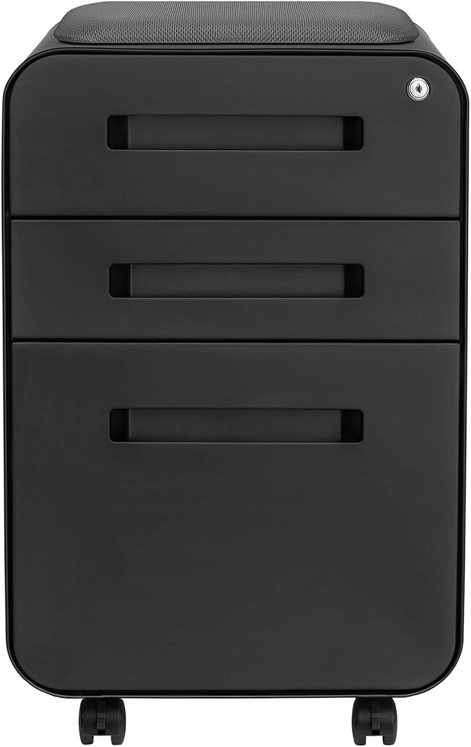 Laura Davidson Furniture STOCKPILE Curve Seated 3-Drawer Mobile File Cabinet ...